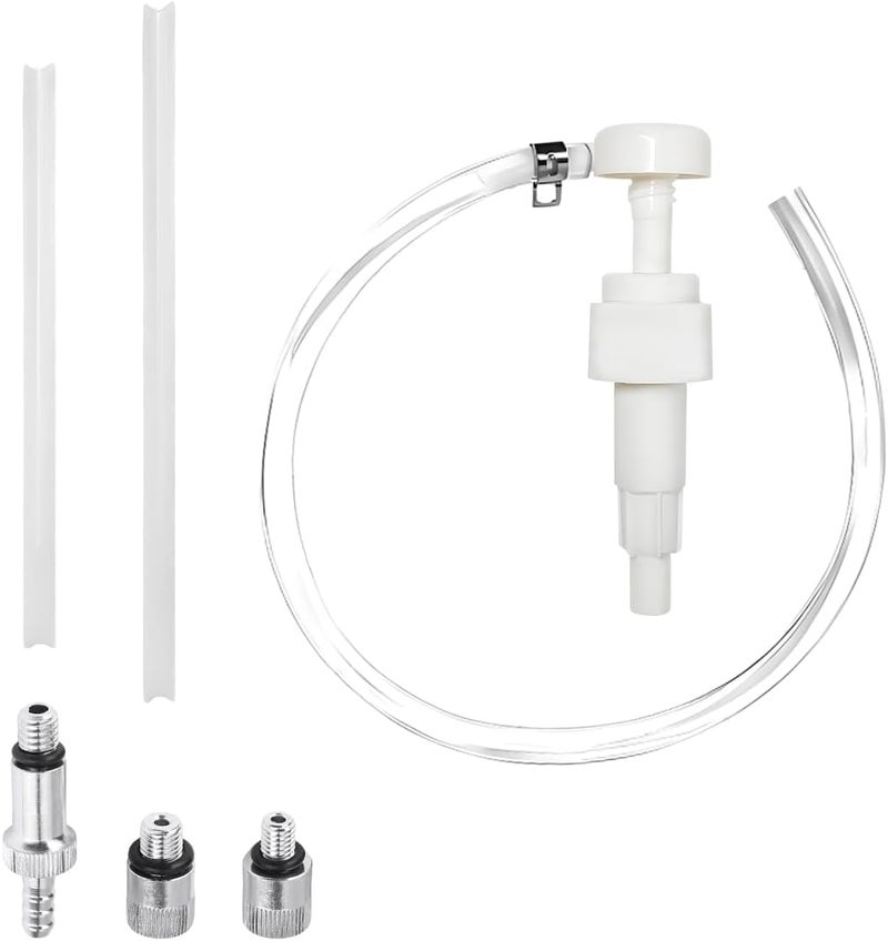 KVAEY 4 CC Fluid Pump for Quart Bottles, Automotive Quart Bottle Hand Pump with Flexible Tube, Fluid Pump Transfer Gear Oil Transmission and Differential Fluid, Car Accessories (4 CC, with Pump) - Image 1